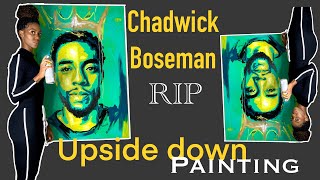 Chadwick Boseman Tribute Painting [upl. by Annaul]