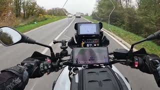 The WRS adjustable windshield is very good on the 2024 F800GS [upl. by Ralaigh]