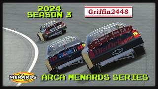 poor three and four  iRacing ARCA Menards Series at Charlotte Legacy [upl. by Leontine]