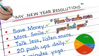 My New Year Resolution  New Year Resolution in English  How to make New Year Resolution [upl. by Brest786]