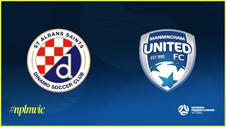 2024 NPLMVIC Round 7 St Albans Saints SC v Manningham United Blues FC [upl. by Buchanan539]