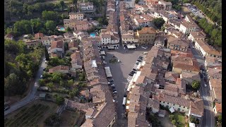 Greve in Chianti Tuscany by drone 4k [upl. by Mohammed]