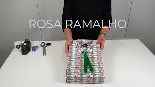 🎁👔🎄How to Wrap a box for CHRISTMAS\\Shirt style wrapping [upl. by Notlrak]