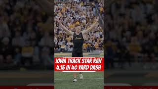 Iowa track star ran 415 in 40 yard dash [upl. by Adnamas]