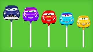 Finger Family Cars Family Nursery Rhyme  Cake Pop Cars Finger Family Song for kids [upl. by Towrey164]