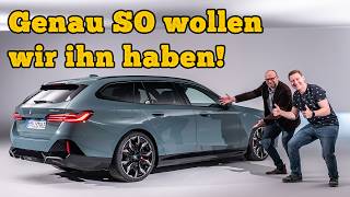 Lasst uns träumen Der neue 2024 BMW 5er Touring G61 Premiere Sitzprobe kein Test [upl. by Gilchrist]