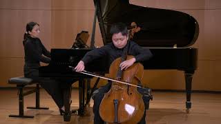 Frescobaldi Toccata for cello and piano Richard Wang [upl. by Herrah403]