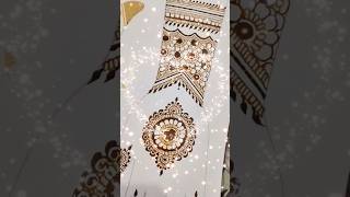 Beautiful long mandal design henna mehndi design shorts youtube music newsong [upl. by Ynnam]