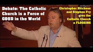 Christopher Hitchens and Stephen Fry Debate  Hitchslap zombicatproductions [upl. by Aitnic141]