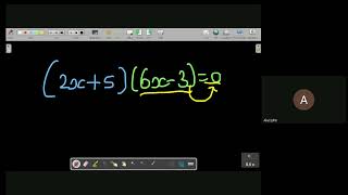 Quadratics Equation Solving BinomialsCsec Maths [upl. by Nasas56]