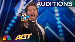 Chris Wilson Brings The MOST Epic Magic EVER  Auditions  AGT 2024 [upl. by Crockett]