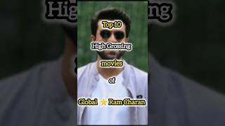 Top 10 High Grossing💸 Movies Of Ram Charan 2024  gamechanger rrr ramcharan shorts shortsfeed [upl. by Nnail]