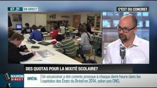 Guénolé du concret Fautil imposer des quotas pour la mixité scolaire   0110 [upl. by Yggam]