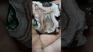 wunderschöner Achat von Idar Oberstein achat achate agate agates agatestone [upl. by Seldan]