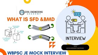 WBPSC JE INTERVIEW QUESTIONS  WHAT IS SFD amp BMD  DEFINITION OF SDF amp BMD interview wbpsc civil [upl. by Nyret]