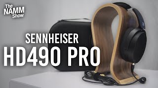 Sennheiser HD490 PRO amp PRO Plus OpenBack Headphones  NAMM 2024 [upl. by Mahalia]