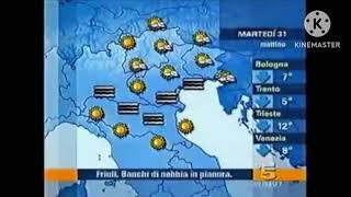 Canale 5  Meteo 5  30 Ottobre 2006 [upl. by Orelu349]