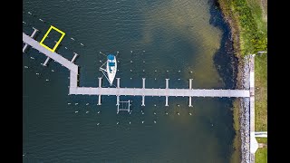 Spinnaker Cove Dock and Boat Slips  NAS Pensacola  Bayou Grande  Pensacola Pass [upl. by Askari109]