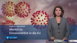 tagesschau 2000 Uhr 17032020 [upl. by Jesher409]