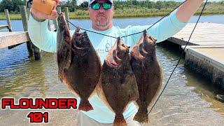 How To Catch BIG Flounder  This Works EVERY Time [upl. by Nashbar]