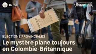 Élections en ColombieBritannique  pas de gagnant pour linstant [upl. by Argile]