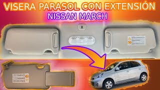 Como CAMBIARMEJORAR La VISERA PARASOL En Nissan March [upl. by Merry43]