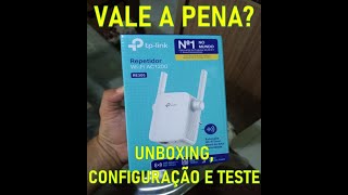 Repetidor Wireless TPLINK RE 305 Vale a pena Unboxing configuração e teste [upl. by Huppert]