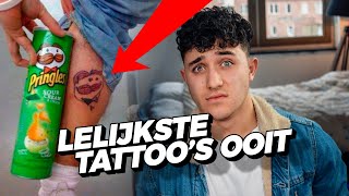 DE LELIJKSTE TATTOOS DIE IK OOIT GEZIEN HEB  Djallas [upl. by Sined]