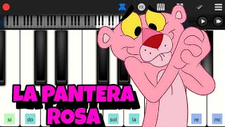 LA PANTERA ROSA  FÁCIL  EN PIANO 🎹  TUTORIAL [upl. by Allianora]