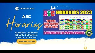 ASC HORARIOS 2023 [upl. by Anes]