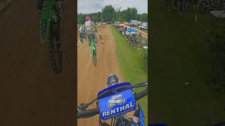 First race of 2024 fun motocrosss moto race battle fun gopro [upl. by Kerge]