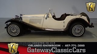 1937 Jaguar SS100 Replica Gateway Classic Cars Orlando 424 [upl. by Desiri533]