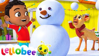 Little Reindeer Song  Winter Celebration  Lellobee Song for Children  Kids Karaoke [upl. by Kcerred763]