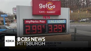 Gas prices fall ahead of holiday travel [upl. by Thessa]