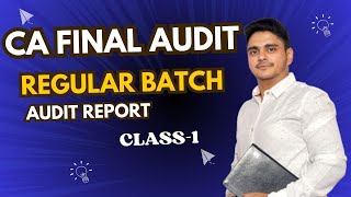 CA Final  Audit  Reporting  Nov 24 amp Onwards  Abhishek Bansal  Demo Class 1 newsyllabus [upl. by Suoirad]