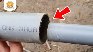 Easy Way to connect two different size PVC Pipe Tricks That Plumbers Dont Want You To Know [upl. by Elliot]