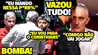 GRAVE O FLAGRA DA DECLARAÇÃO INACEITÁVEL DE GABIGOL E VAZOU A DECISÃO FORTE DE TITE COM GABI [upl. by Bacon696]