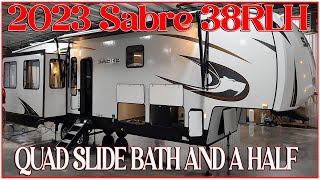 2023 Sabre 38RLH 5th Wheel by Forestriver RVs  Couchs RV Nation a RV Wholesaler  RV Review Tours [upl. by Eiryk818]