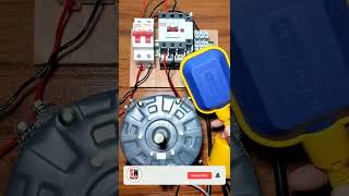 Float Switch Wiring With Motor Starter Float Switch WaterpumpmotorFloatswitch SNTECHNICAL [upl. by Anirdua906]