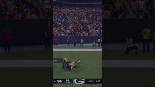 DONTAYVION WICKS TOUCHDOWN MADDEN25 DREDDEUS greenbaypackers maddenshorts [upl. by Yand]