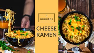 Creamy Cheese Ramen Recipe That Will Melt Your Heart Cheese Ramen Recipe  Cheese Ramen Noodles [upl. by Renner]