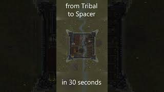 Rimworld Tribal to Spacer Timelapse [upl. by Anig635]