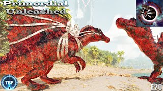 Isaiah the Tiny Spino FIRST APEX TAMES Primordial Unleashed  Ark Survival Ascended E20 [upl. by Mehcanem376]