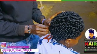 MAJONGOO YA RASTA JINSI YA KUSUKA MAJONGOO AINA YA WALETE Braiding Hair Style 📱255712644008 [upl. by Oiragelo]