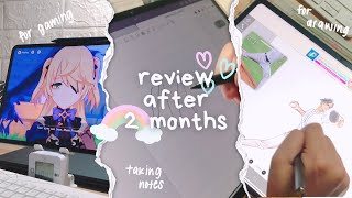 ✧˖°࿐ my xiaomi pad 6s pro after 2 months  review as an artist student and gaming [upl. by Gabler]