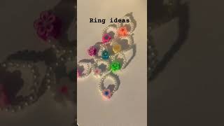 Ring ideas beadedjewelryinfluencer preppy beadedjewelery [upl. by Ymorej786]