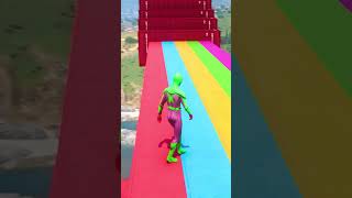 GTA 5 Epic Water Ragdolls  SpiderMan Jumps  Fails ep2557 shorts [upl. by Ragan784]