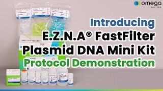 EZNA® FastFilter Plasmid DNA Mini Kit Protocol Demonstration  DNA Extraction Bacterial Plasmid [upl. by Aiselad]