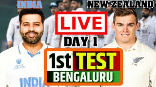 India vs New Zealand Live Score 1st Test Day 1 Toss Delayed due to Rain live cricket match today [upl. by Ondrea]