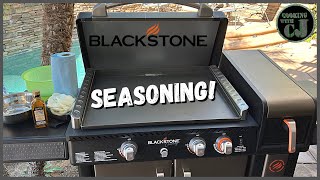 3 EASY STEPS TO SEASON YOUR BLACKSTONE GRIDDLE [upl. by Kragh]